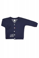 Cardigan--CLARA-milledots-blueberry--meringue-front